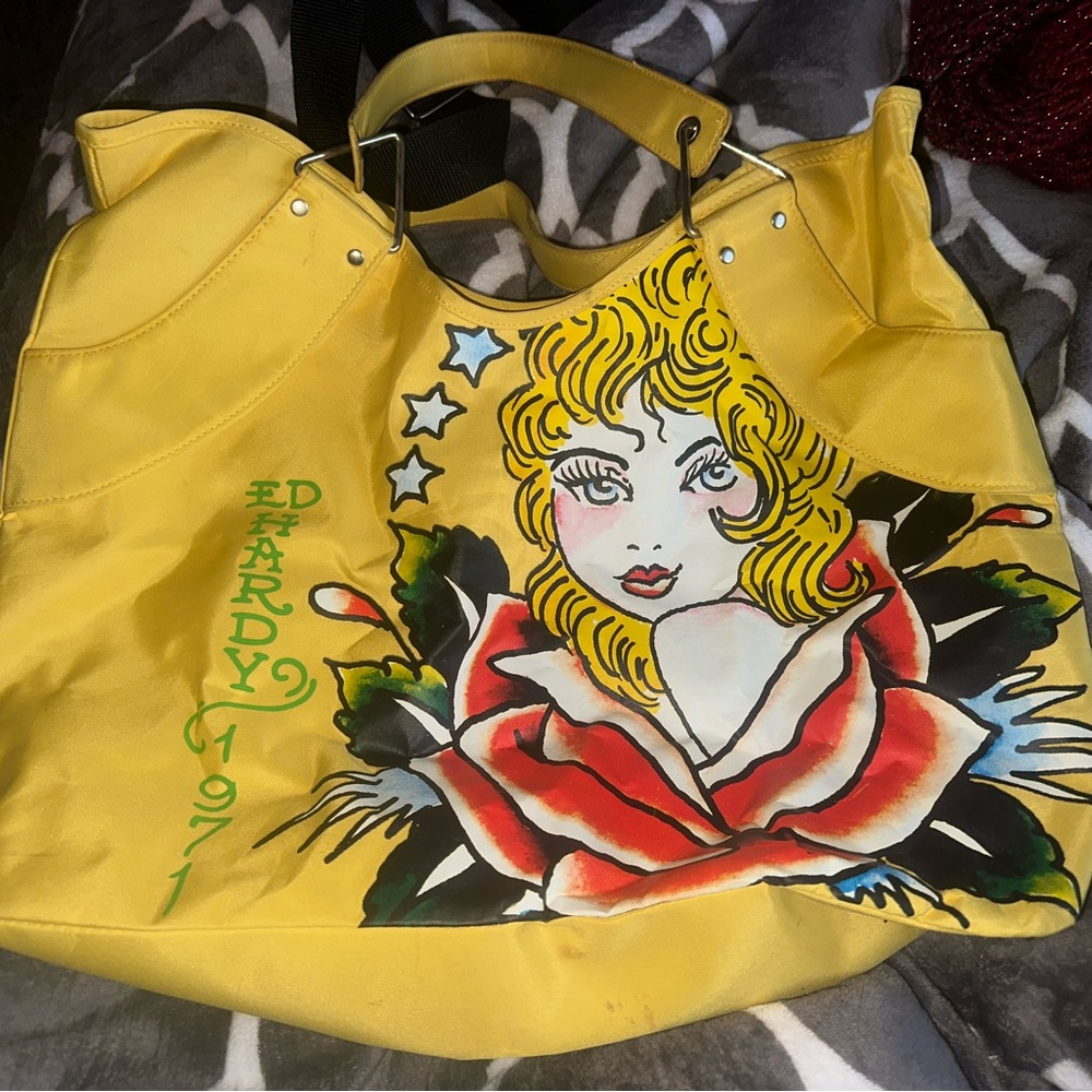 Vintage 1971 Ed Hardy Tote Bag